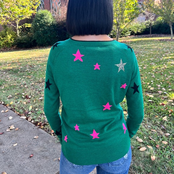 Vilagallo Intarsia Stars Sweater - Picture 2 of 3